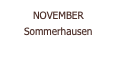  NOVEMBER Sommerhausen